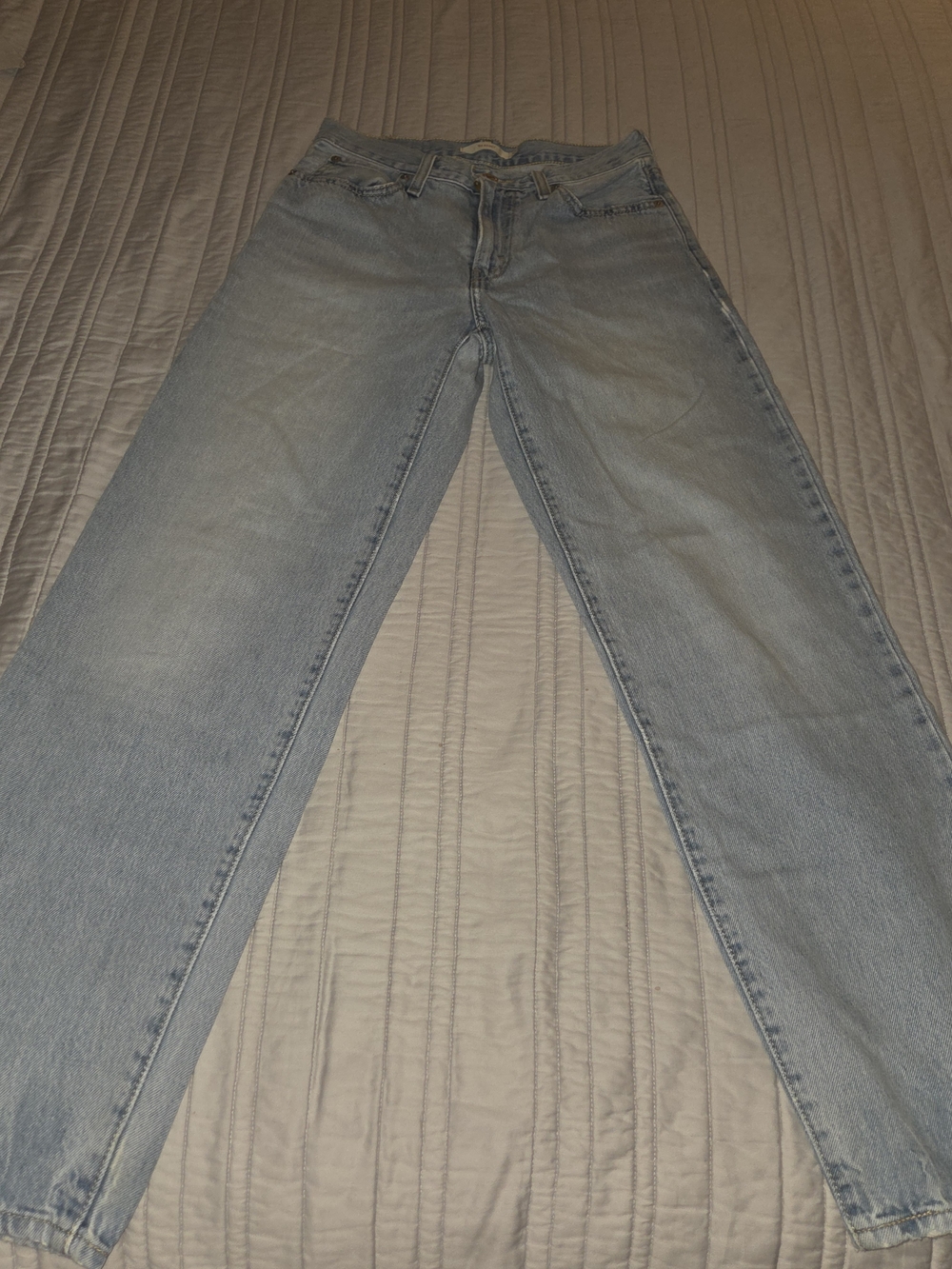 Light Wash Women's Straight-Leg Jeans